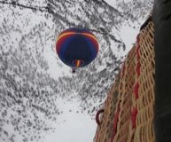 Let balónem přes Alpy